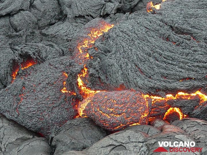 Kilauea volcano, Hawai'i: lava flows 16 March 2018