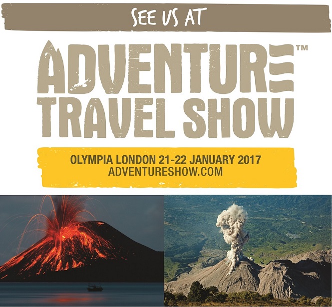 For the first time Volcano-Adventures will have a stand at the Adventure Travel Show, 21-22 January 2017, London, UK.