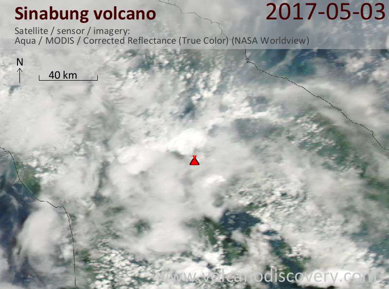  Sinabung  volcano Volcanic Ash Advisory ERUPTION  TO FL110 