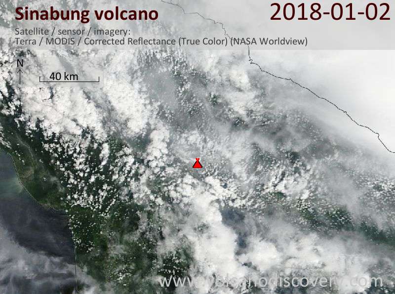  Sinabung  volcano Volcanic Ash Advisory CVGHM REPORT 