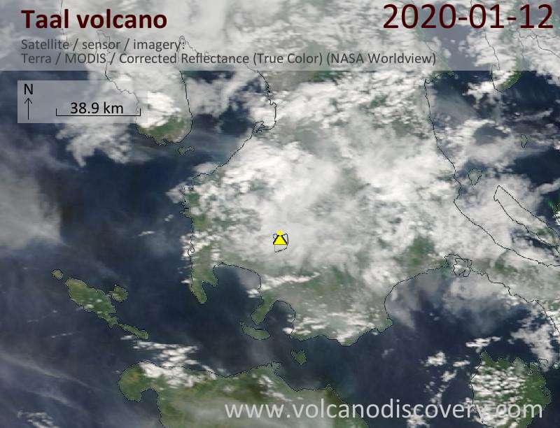 Taal Vulkan Wirft Aschenwolke Aus Volcanodiscovery