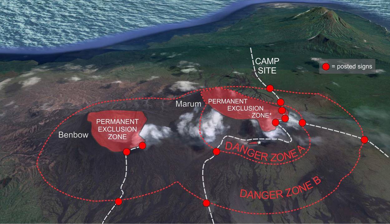Ambrym safety map (C) Vanuatu Meteorology and Geohazards Department