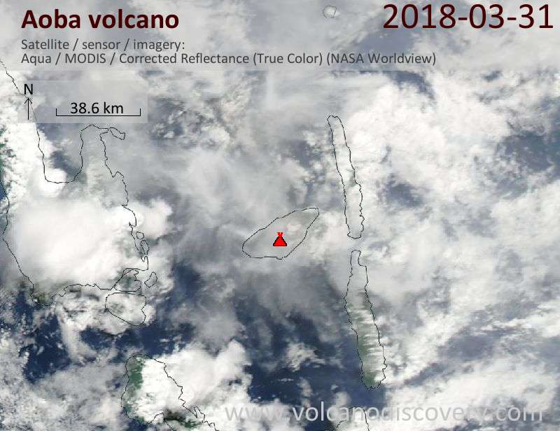 Aoba Volcano Vanuatu News Activity Updates Mar 3 31 18