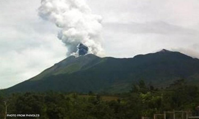 Eruption of Kanlaon volcano yesterday (PHILVOLCS)