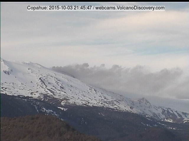 Volcanic activity worldwide 5 Oct 2015: Copahue volcano / VolcanoDiscovery