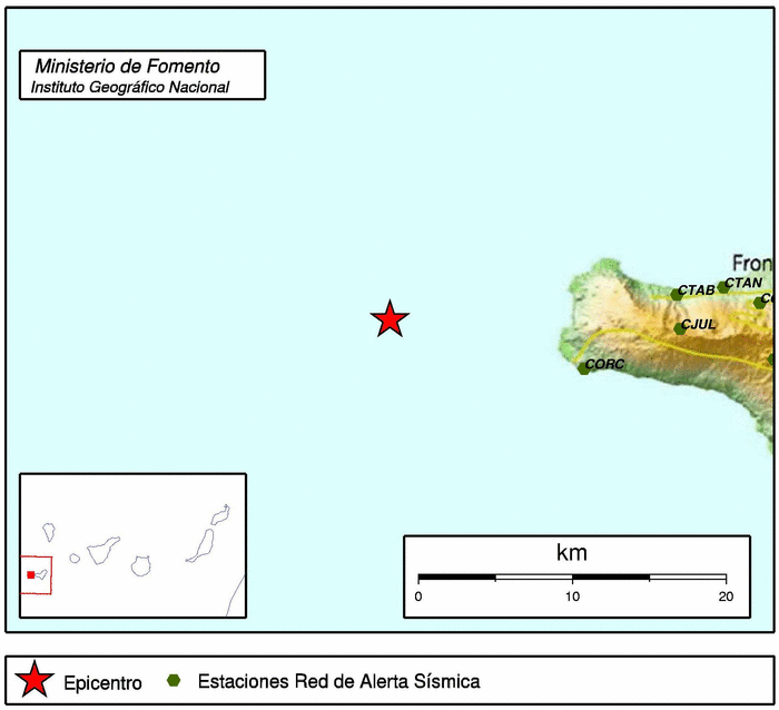 Location of this afternoon's M4.1 quake