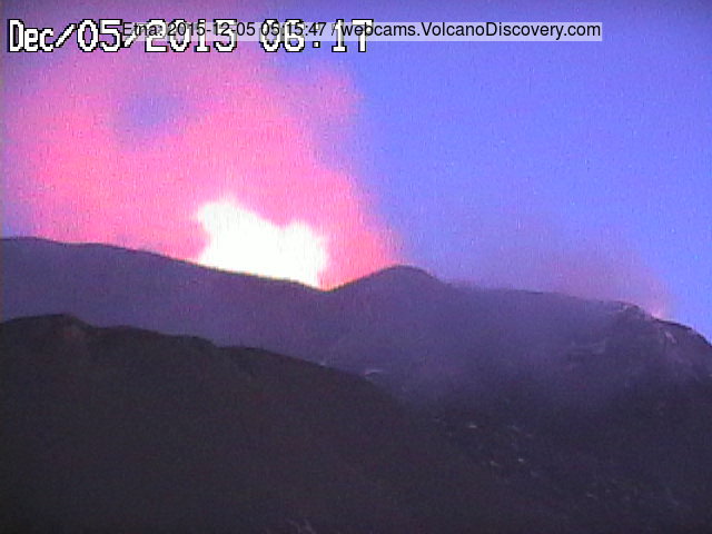 Explosion at Etna's Voragine this morning