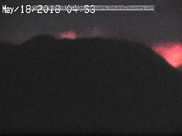Activity at both NE crater and New SE crater this morning