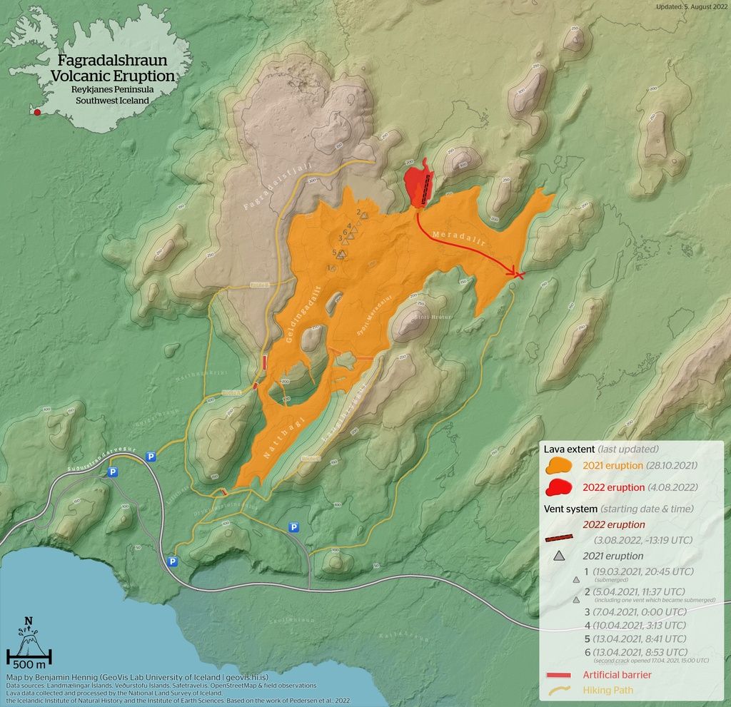 Lava flow map (image: Benjamin Hennig)