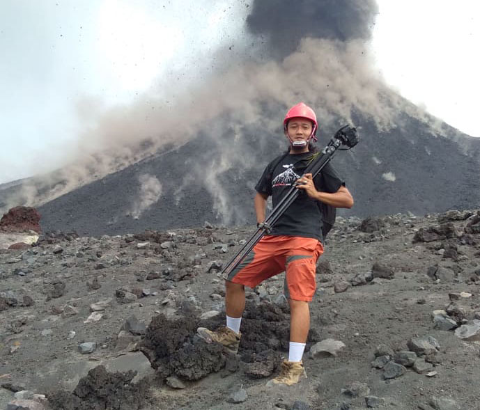 Galih Jati on Krakatau in Sep 2018