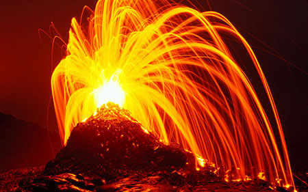 Eruption auf Hawai'i (Foto: Tom Pfeiffer)