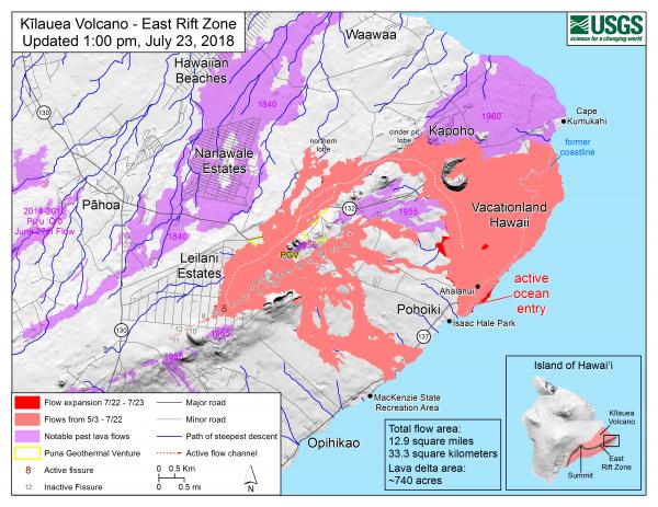 Kilauea Volcano Hawai I Eruption Update Current Activity Archived Updates Part 8 Volcanodiscovery