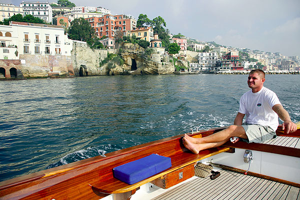 Boat tour around the Posillipo coast