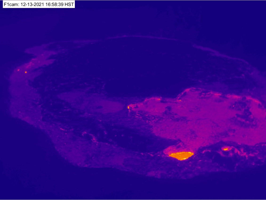 The effusive activity at Kilauea volcano have paused today (image: HVO)