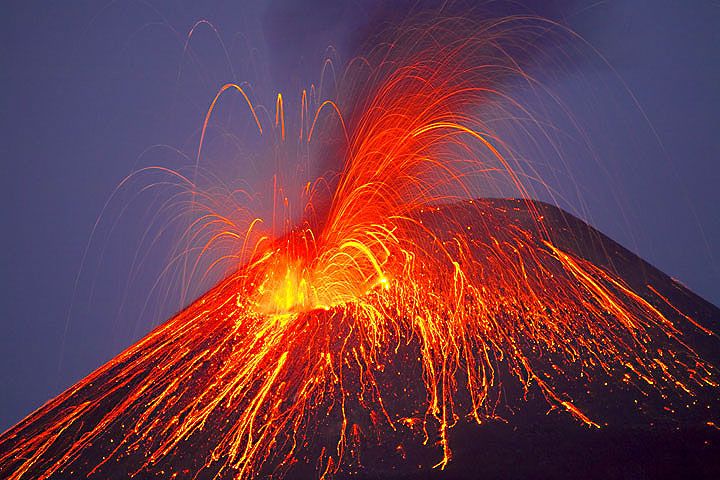 Eruption on Anak Krakatau