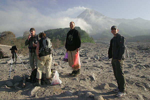 This area was devastated by a pyroclastic flow in June