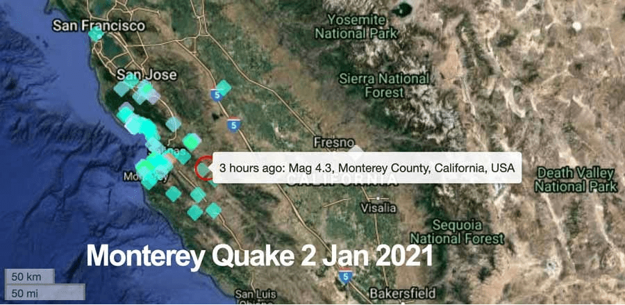 Was this morning's Monterey quake caused by manmade activity?