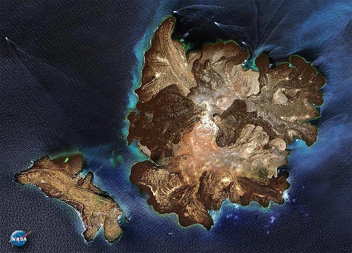 Kameni-Vulkane von Santorini