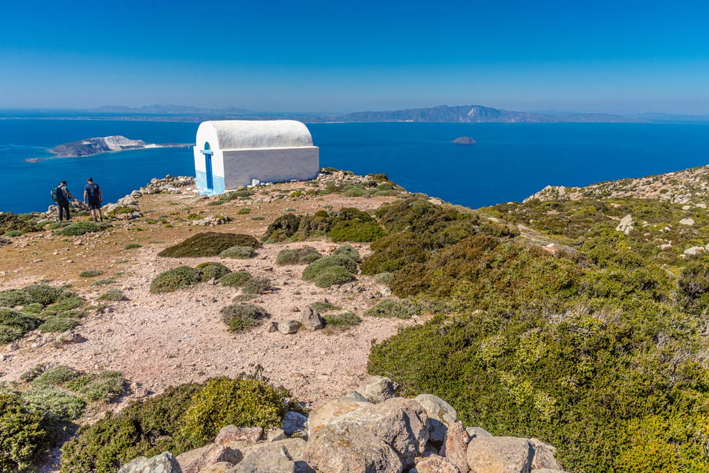 Near the summit of Nisyros Island, Greece