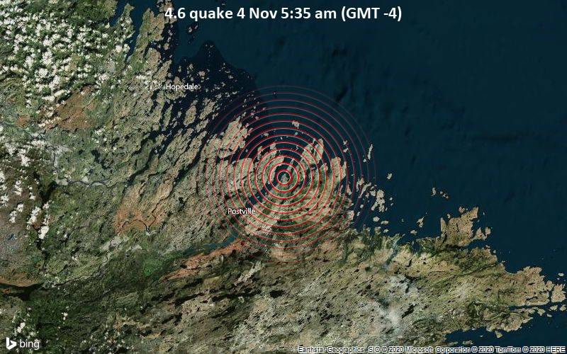 4,6 gempa 4 Nov 5:35 pagi (GMT -4)