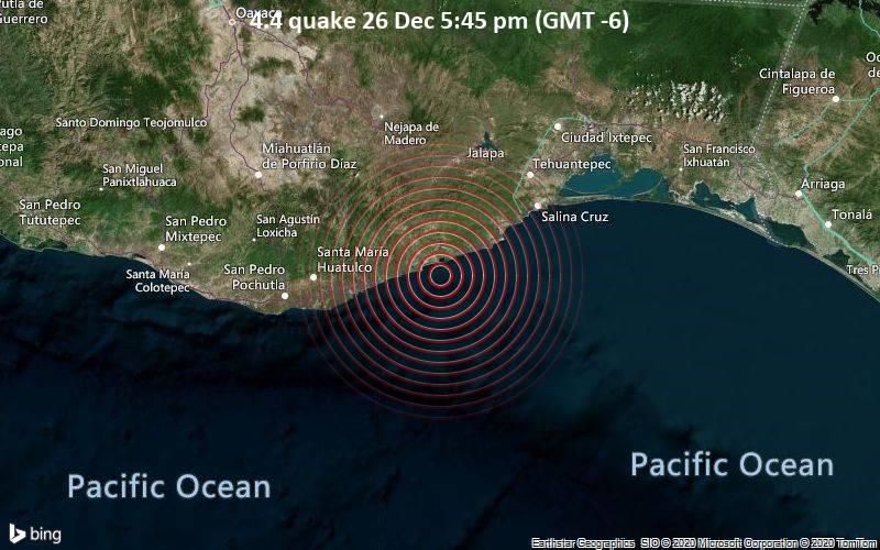 4.4 quake 26 Dec 5:45 pm (GMT -6)