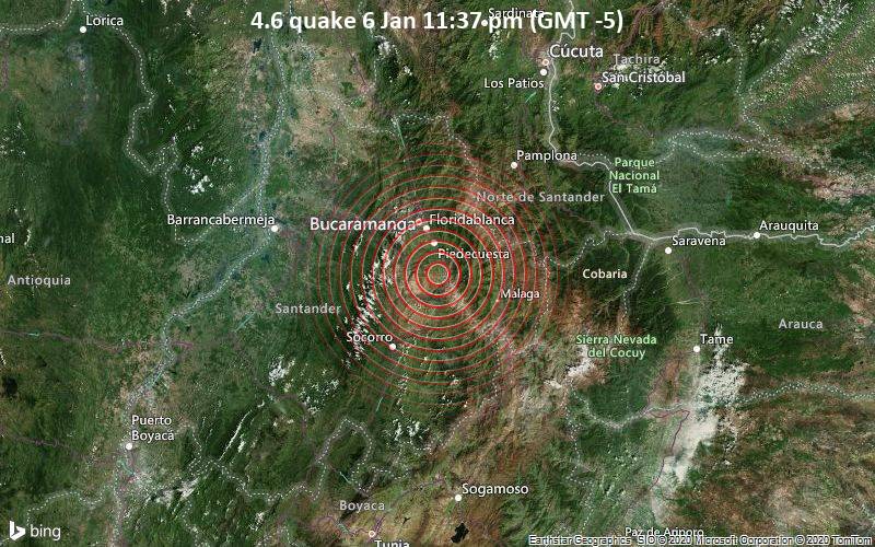 4.6 quake 6 Jan 11:37 pm (GMT -5)