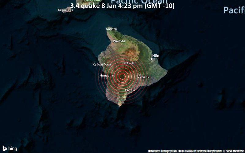 3.4 quake 8 Jan 4:23 pm (GMT -10)
