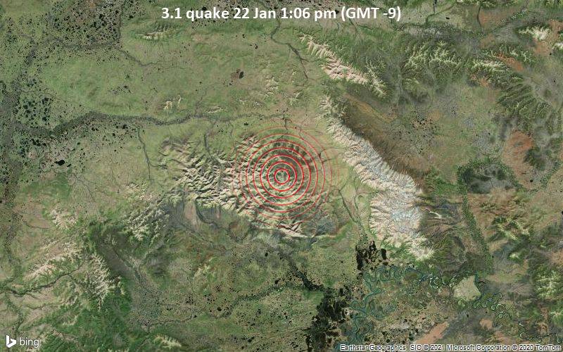 3.1 quake 22 Jan 1:06 pm (GMT -9)