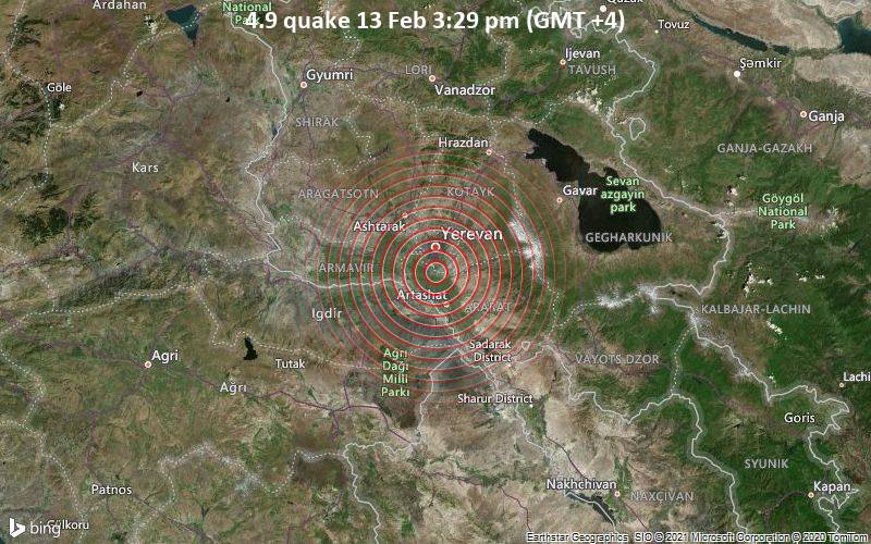 4.9 quake 13 Feb 3:29 pm (GMT +4)