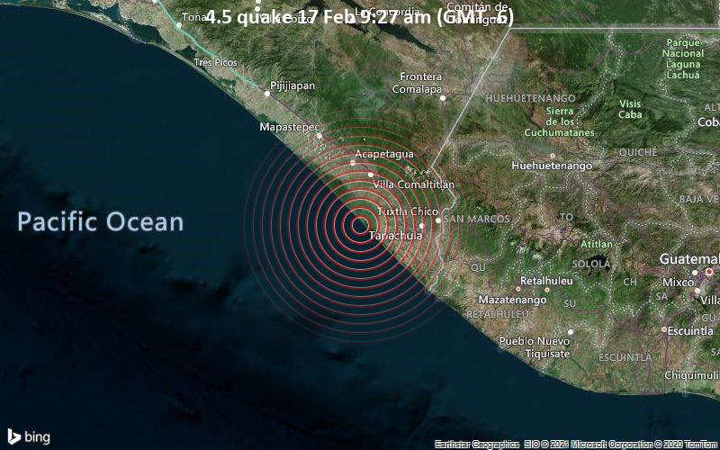 4.5 quake 17 Feb 9:27 am (GMT -6)
