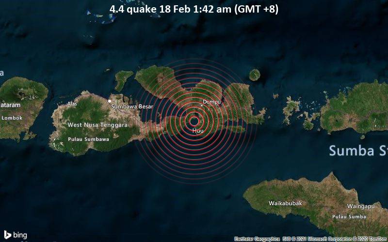 4.4 quake 18 Feb 1:42 am (GMT +8)