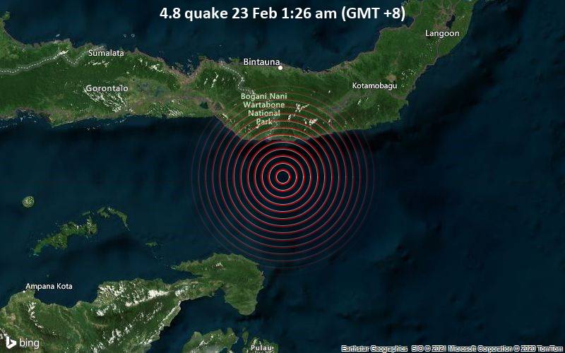 4.8 quake 23 Feb 1:26 am (GMT +8)