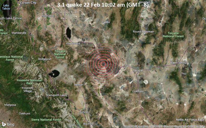 3.1 quake 22 Feb 10:02 am (GMT -8)