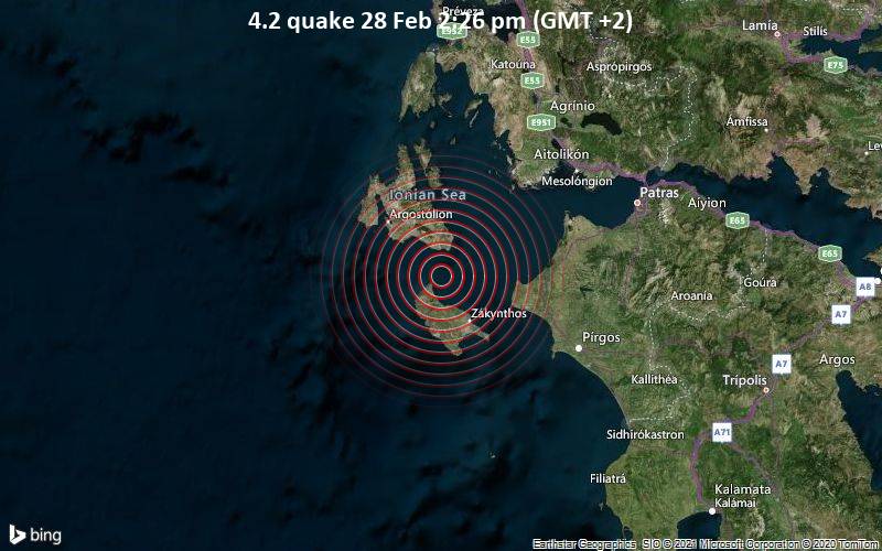 4.2 quake 28 Feb 2:26 pm (GMT +2)