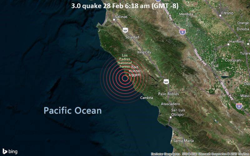 3.0 quake 28 Feb 6:18 am (GMT -8)