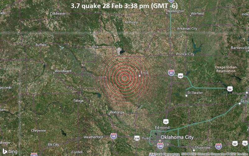3.7 quake 28 Feb 3:38 pm (GMT -6)
