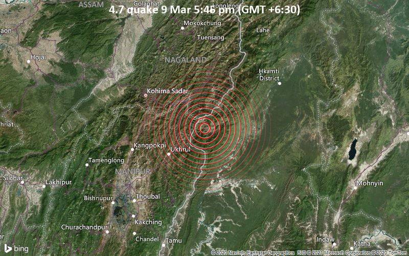 4.7 quake 9 Mar 5:45 pm (GMT +6:30)