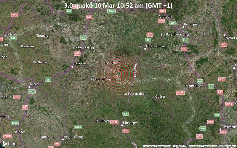 3.0 quake 10 Mar 10:52 am (GMT +1)