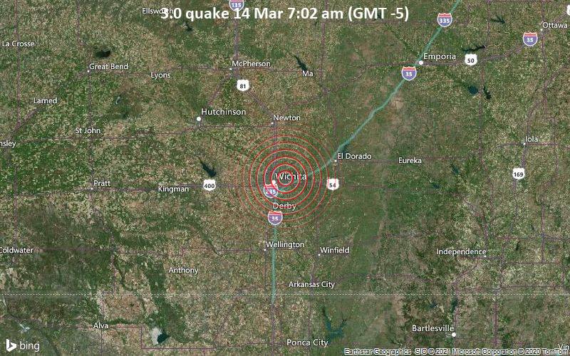 3.0 quake 14 Mar 7:02 am (GMT -5)