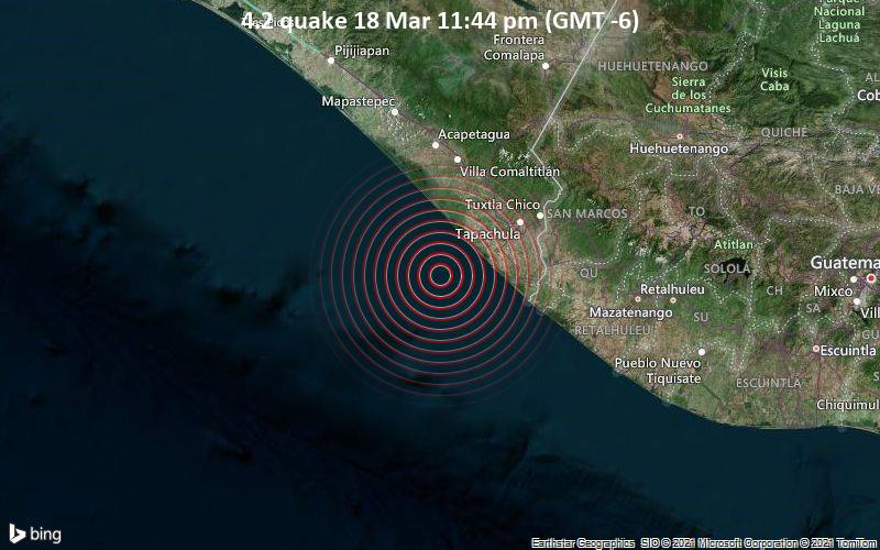 4.2 Gempa bumi 18 Maret 11:44 (GMT -6)