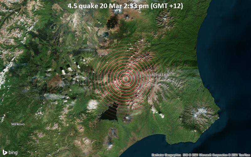 4.5 quake 20 Mar 2:33 pm (GMT +12)