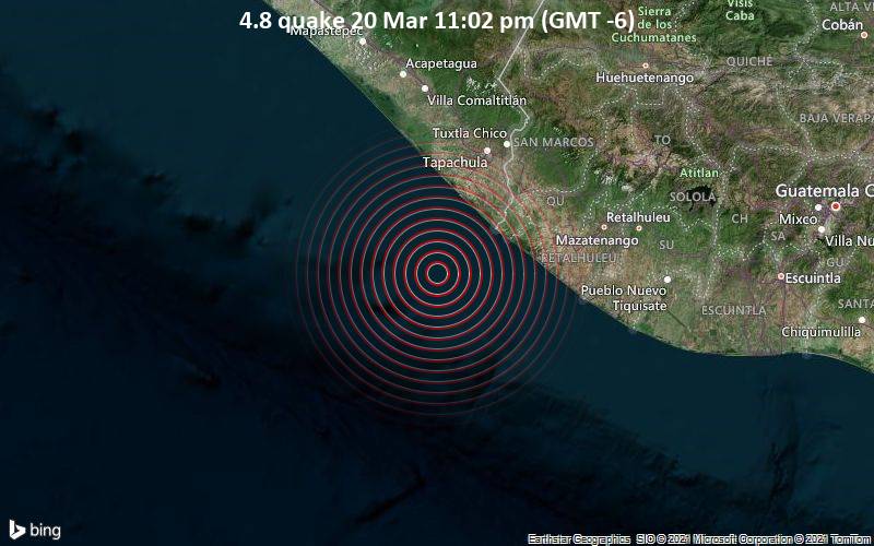 4.8 Gempa 20 Maret 11:02 (GMT -6)