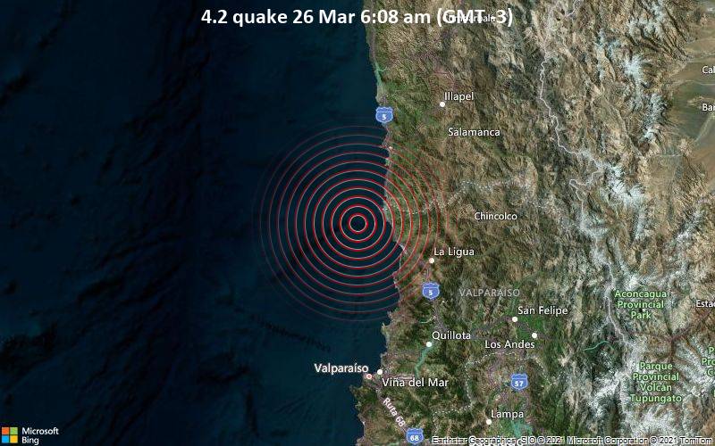 4.2 Gempa 26 Maret 6:08 (GMT -3)