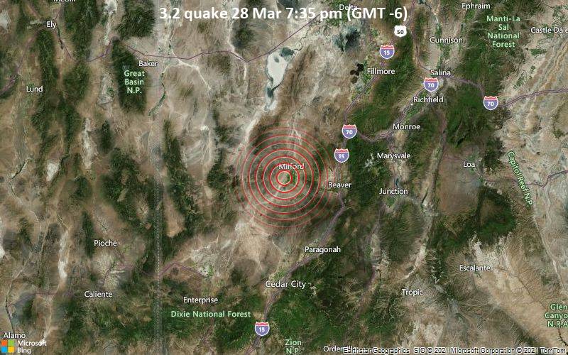 3.2 Terremoto 28 de marzo 7:35 pm (GMT -6)