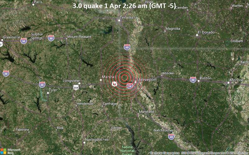 3.0 quake 1 Apr 2:26 am (GMT -5)