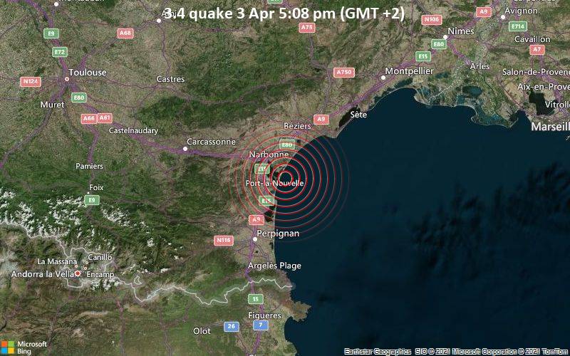 3.4 quake 3 Apr 5:08 pm (GMT +2)