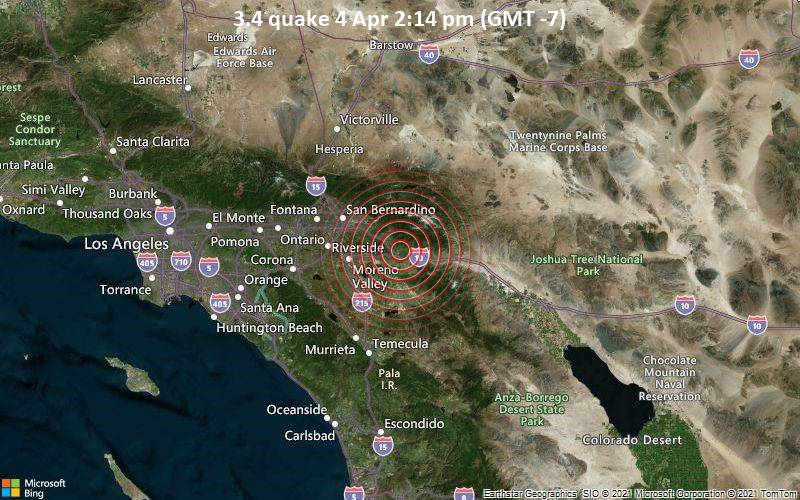 Magnitude 3 3 Earthquake Strikes Near Inglewood Los Angeles County California Usa Volcanodiscovery