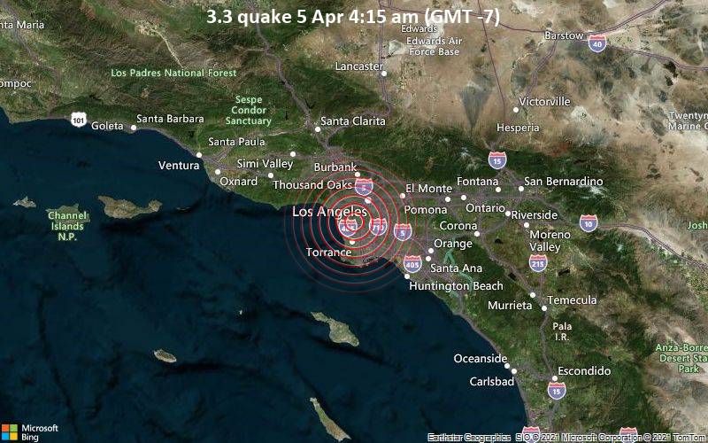 3.3 quake 5 Apr 4:15 am (GMT -7)