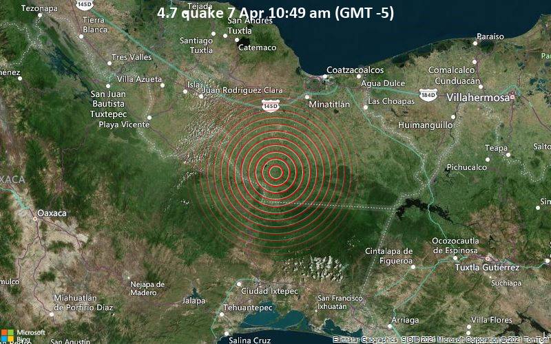 4.7 quake 7 Apr 10:49 am (GMT -5)