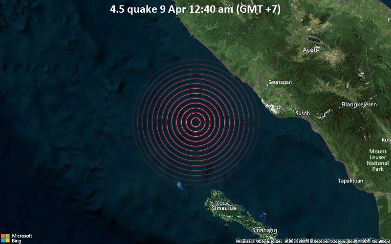 4.5 quake 9 Apr 12:40 am (GMT +7)
